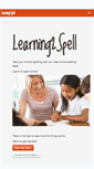 Mobile Screenshot of learning2spell.com